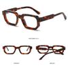 Trendy Blue Light Blocking Glasses Literary Eyeglasses Frame Small Square Glasses  for Women & Men