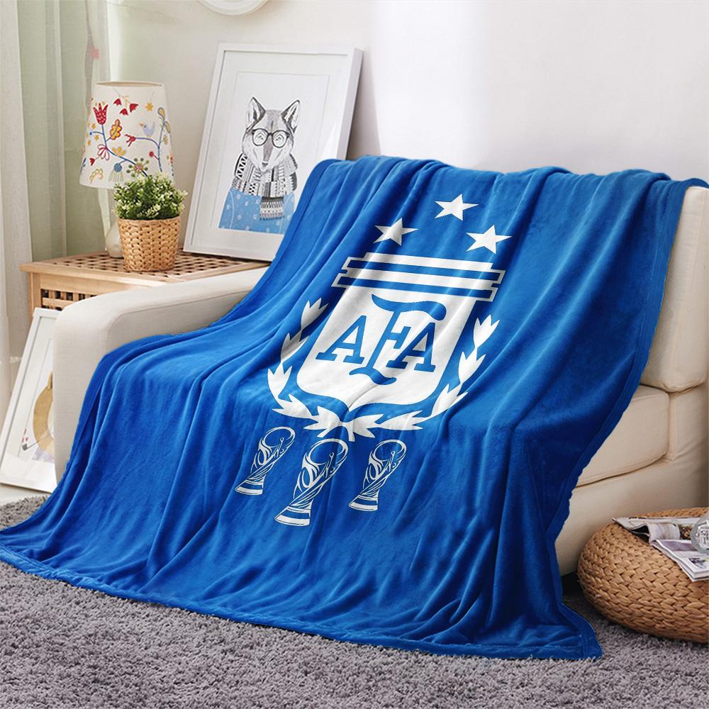 La Albiceleste Flannel Blanket, High quality Comfortable for All Seasons, Home Decor, Warmth and Comfort