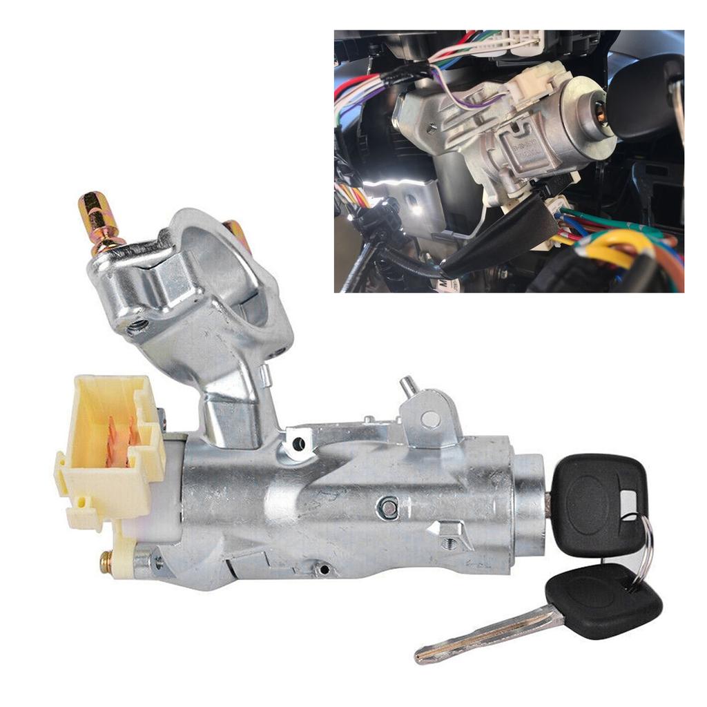 Прочный комплект ключа зажигания и цилиндра замка, цилиндра замка двери с 2 ключами, замена, совместимый для 45020-12-11 1998-02