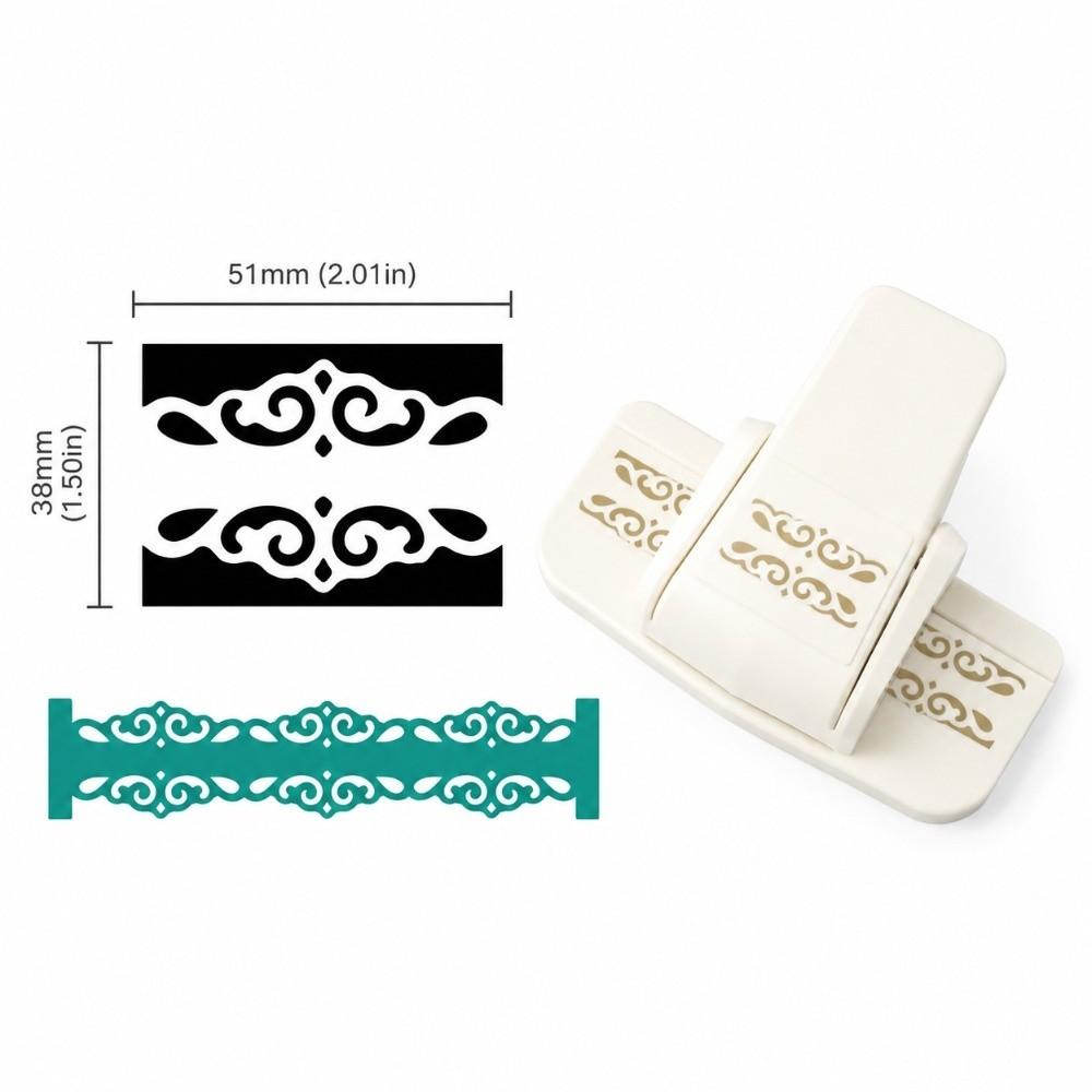 Coral Pattern Border Craft Punch Large Size Fancy Border Punch Wedding Cards Decoration