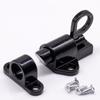 Aluminum Alloy Black/Gray Window Gate Security Pull Ring Spring Bounce Door Bolt Automatic Latch Lock Black Grey Window