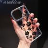 Роскошный черный чехол-накладка с розами для iPhone 17 Air 16E 16 15 Pro Max 14 Plus 13 12 Mini X Xs 8 7 Мягкий ТПУ Чехол Аксессуар