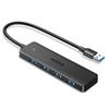 Ugreen CM219 4-Port USB 3.0 Hub with 1m Cable – High-Speed Expansion Adapter – Black