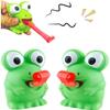 2 шт. Игрушки-лягушки для снятия стресса, высунутый язык, новинка, сжимаемая игрушка-динозавр, сенсорная игрушка, подарок для детей, взрослых, вечеринки