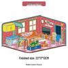 Children's 3D Cardboard Puzzle: Small House Furniture Model