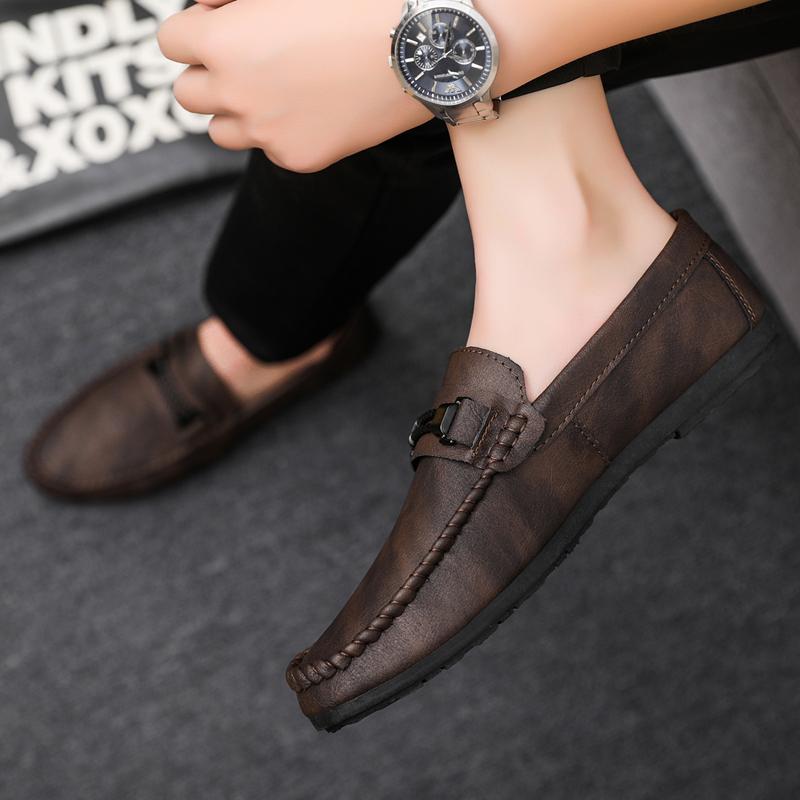 Мужская обувь Эспадрильи Кроссовки Мужская повседневная обувь Роскошные кожаные туфли для вождения Модные лоферы Мокасины на плоской подошве Обувь для мужчин Мужская обувь
