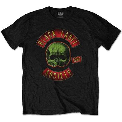 Футболка Black Label Society Череп Логотип Группы Новая Официальная Мужская Черный Размер S