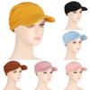 1PC Sun Hat Sunscreen Cap Solid Color Turban Cap Summer Female Hat Fashion Female Hat