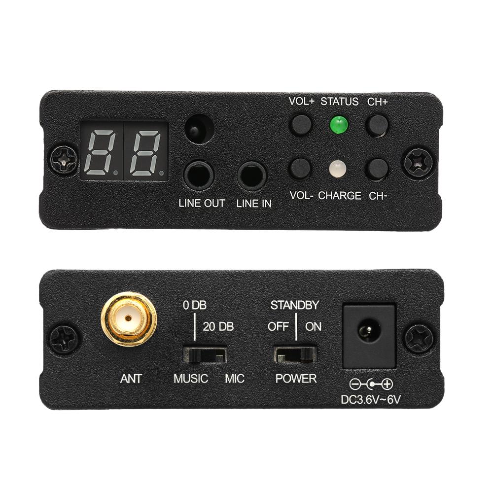 TP-WIRELESS TP-WMS02 Внутриканальная система мониторинга звука на сцене Профессиональная цифровая беспроводная система мониторинга 2,4 ГГц