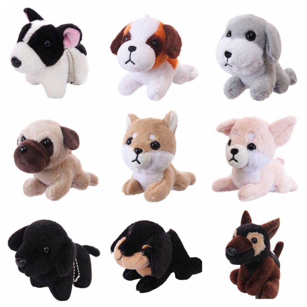 Брелок-подвеска Щенок Плюшевый Брелок Украшение Плюшевая Кукла Собака Ювелирное Изделие Подарок Подвеска Собака Рюкзак