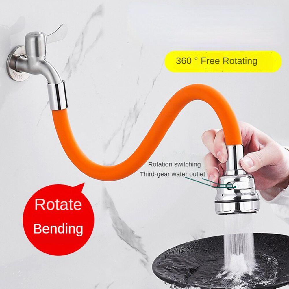 Аксессуары для кранов Вращающийся на 360° гибкий шланговый кран Распылительная головка Удлинитель трубы для крана Удлинительная трубка