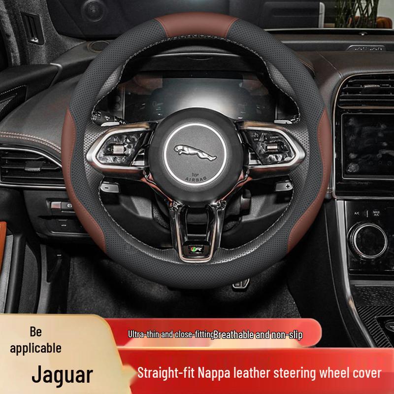 Чехол на рулевое колесо Jaguar: Подходит для XEL, XFL, E-PACE, F-PACE и F-TYPE