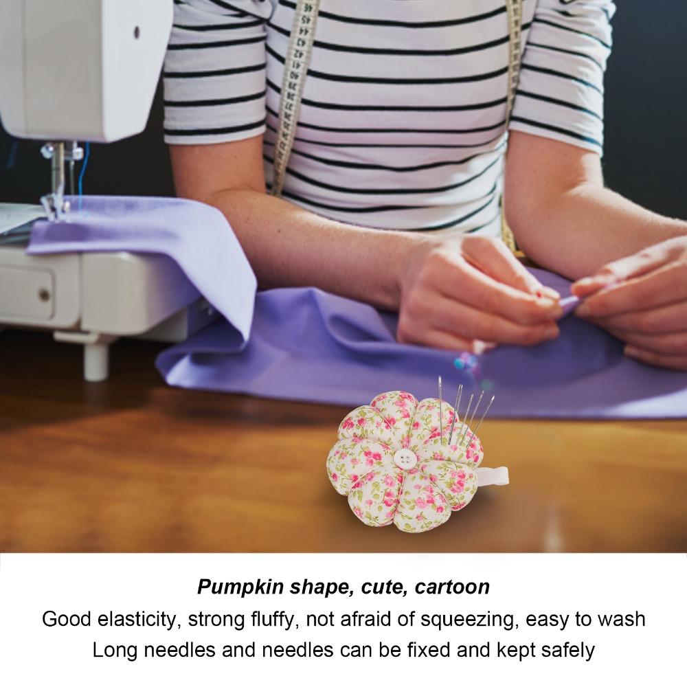 Pumpkin Shape Wearable Pin Cushion Exquisite Design Pumpkin Pin Cushion Pin Cushion DIY Crafts