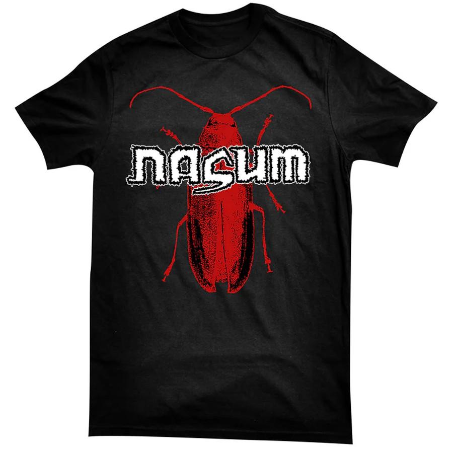 Черная футболка с изображением группы Nasum, унисекс, короткий рукав, S-5XL, XA594