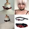 Готический панк чокер регулируемой длины, цепочка на шею, мягкая ПУ кожа, короткое ожерелье, стильный аксессуар для модных женщин