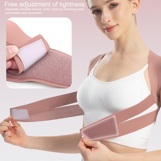 Posture Corrector Adjustable Body Posture Correcting Brace Invisible Upper Back Support Shoulder Straightener for Men And Women
