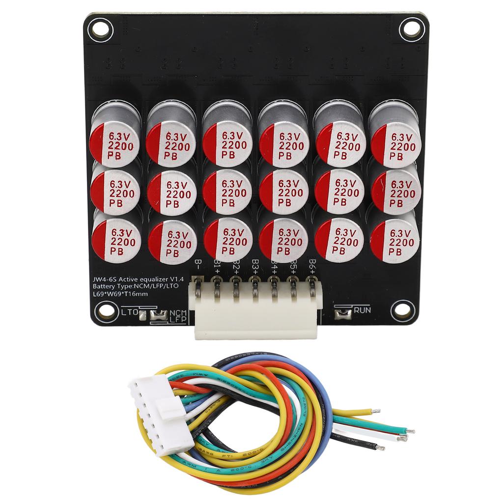 Battery Active Equalizer 6S 1.8V‑4.5V Capacitor Balance Board Energy Transfer Balancer Module