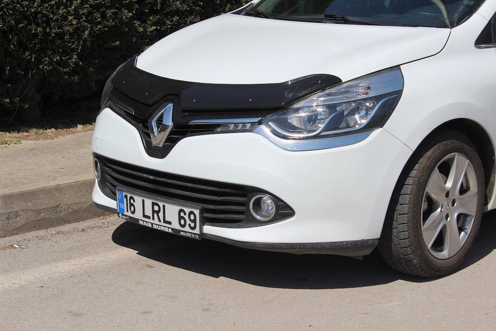 Дефлектор капота (EuroCap) для Renault Clio IV 2012-2019 гг