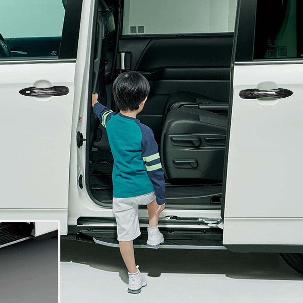 YOFAMO Toyota New Voxy и New Noah 90 серии 95 серии (Январь 2020~) Эксклюзивные детали Внешняя дверная ручка Крышка из АБС-пластика 4 шт. (Стиль «Углерод»)