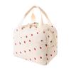 Corduroy Lunch Bag Thermal Lunch Handbag Insulation Pouch Soft Lunch Tote School Cooler Bag for Picnic Travel