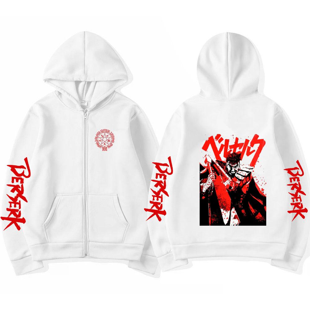 Осенне-зимняя куртка на молнии с капюшоном в стиле аниме, уличная одежда для мужчин и женщин, спортивная одежда в стиле Харадзюку