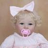 BZDOLL 55 см 3D краска кожа мягкая силиконовая кукла реборн с кровеносными сосудами реалистичная блондинка Лиза принцесса игрушка для маленьких девочек на день рождения