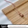 Бамбуковая рулонная штора-солнцезащита: Штора для окна или двери для чайных комнат, ресторанов, отелей - Идеально подходит для декора и зонирования.