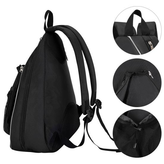 Рюкзак Pickleball для мужчин и женщин, регулируемый через плечо, сумка для весла Pickleball