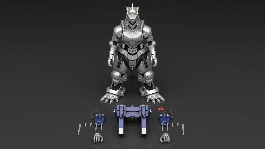 Aoshima Bunka Kyozaisha Godzilla X Mechagodzilla Type 3 Kiryu Height 24cm Plastic Model MFS-3 Approx. Color-coded GO-01