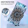 Кожаная книжка-чехол для iphone 12 Pro Max 12 Pro 12 Mini 12 11 Pro Max 11 Pro 11 Кошелек с принтом Цветок Бабочка Чехол для телефона