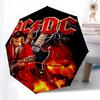 1 шт. AC/DC, Автоматический, Ветрозащитный, Компактный Дорожный Зонт для Гитариста, Подарок на День Рождения, Рождество, Бизнес 93036