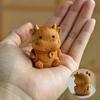 Yousheng Zodiac Animal Figurine Handcrafted Wood Chinese Zodiac Signs Multifunctional Mini Zodiac Table Decoration Gift for Zodiac Enthusiasts