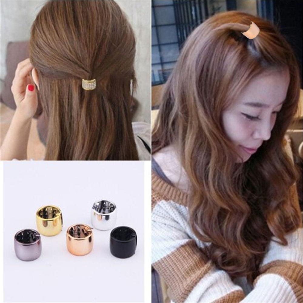 Цинк Сплав цинка Круглый Панк-стиль Мини Женская Мода Заколки для волос Зажимы для волос Клешни краба