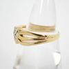 [Pre-owned] 18K Yellow Gold Diamond 0.37ct Ring Size 10 (j41-2)