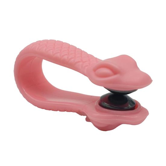 Зажимы для акупрессуры для облегчения мигрени, змеиный узор, массажные зажимы LI4, пластиковые зажимы для обтирания рта тигра, для снятия напряжения при головной боли