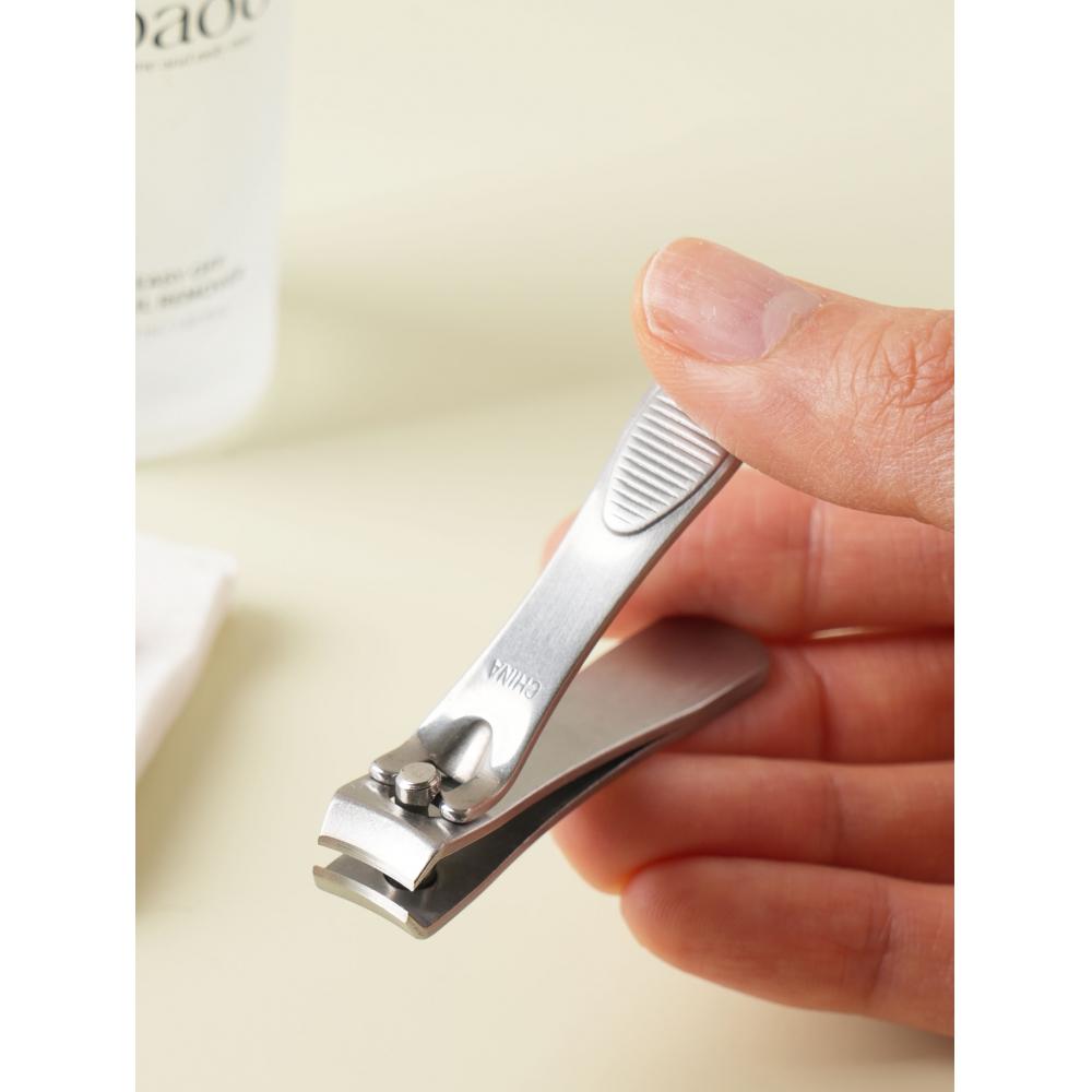 Кусачки для ногтей Daiso One Point Color из нержавеющей стали, маленькие