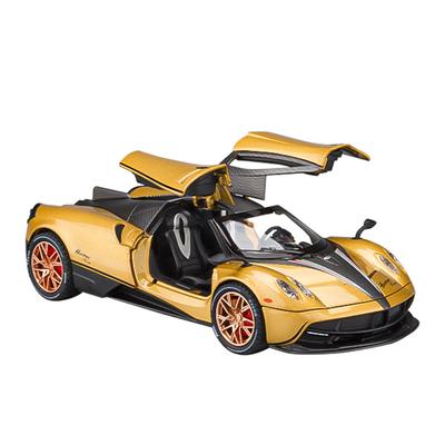 1/22 Pagani Huayra Dinastia литая модель гоночного автомобиля из металла игрушечная спортивная модель автомобиля с высокой имитацией звука и света детские подарки