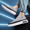 2025 Spring and Summer New Fly-woven Breathable Men's Shoes One-pedal Socks Shoes Fashionable Platform Sports and Leisure Men's Trendy Shoes