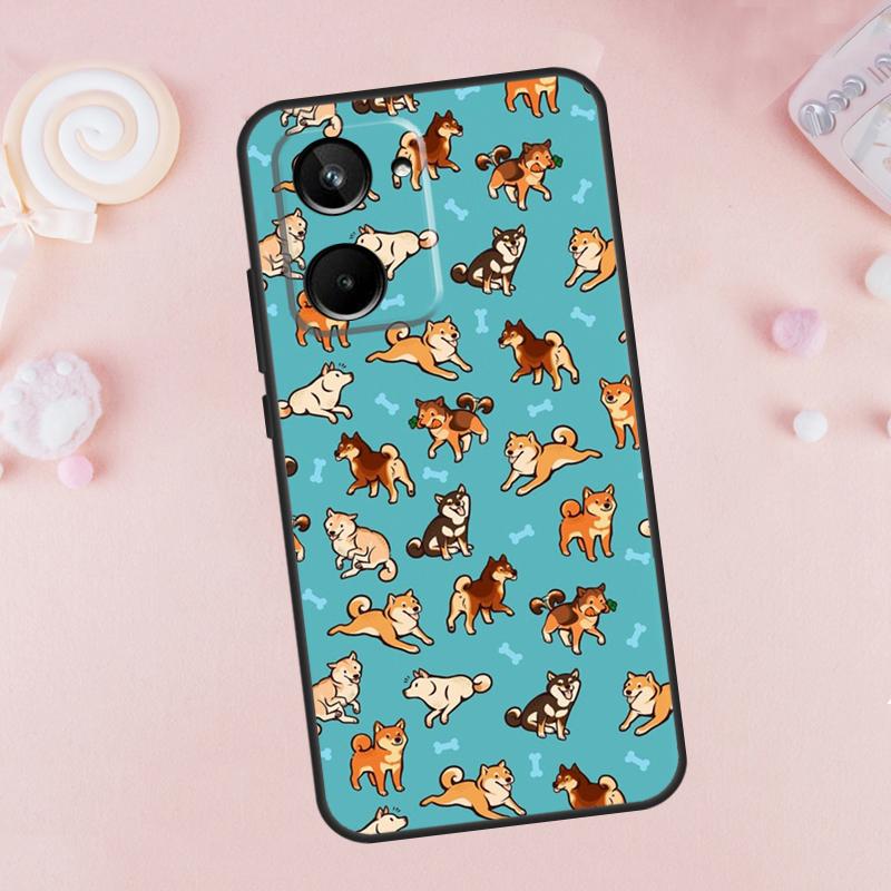 DOGE MEME Shiba Inu Dog For Realme 12 11 10 9 Pro Plus C67 C55 C53 C35 C33 C30 C25s C21Y C15 GT Neo5 GT3 GT5 Case