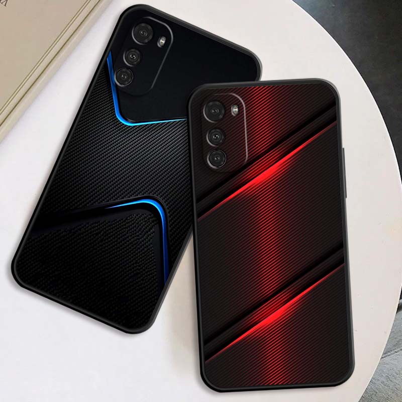 Цветной светящийся узор 'Искусство' Для Motorola G85 Edge 50 G24 G35 G14 G04 40 G72 G34 G G54 G13 G32 5G Черный чехол для телефона
