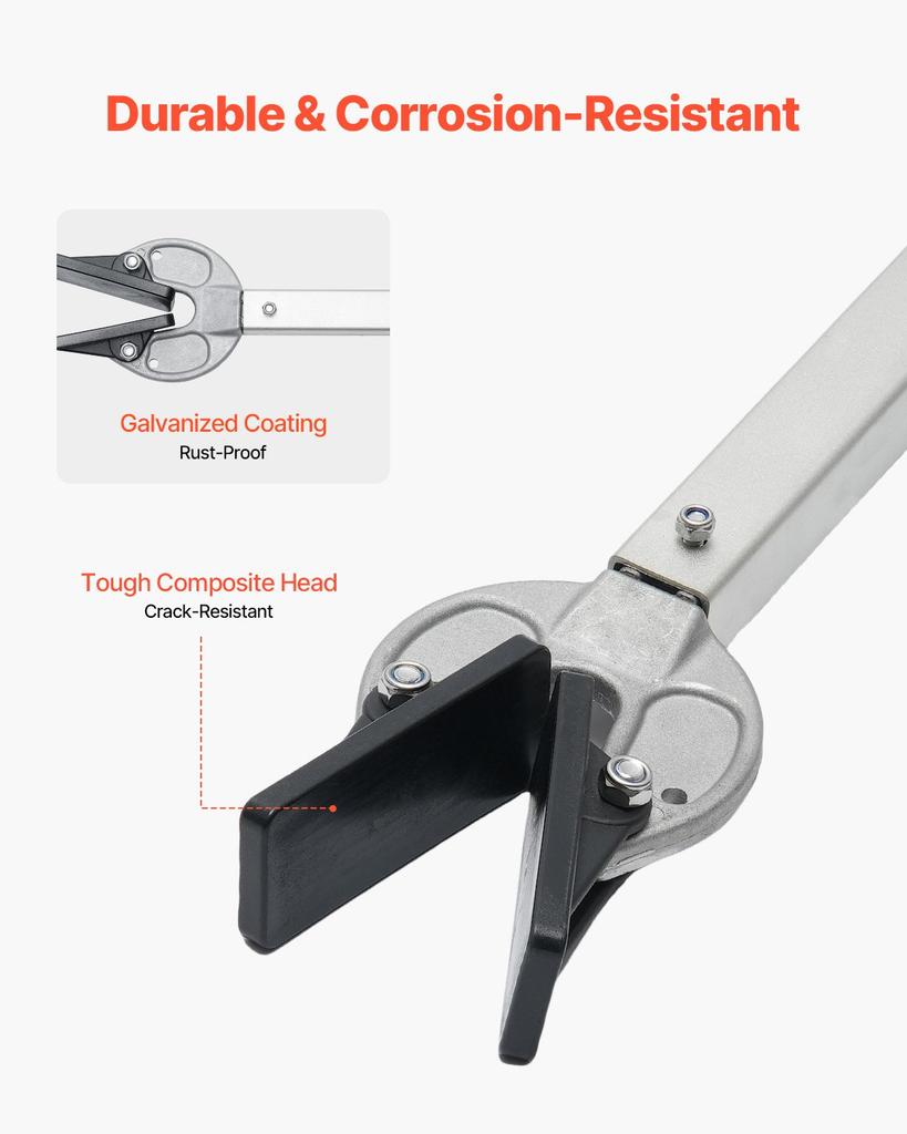 VEVOR Transom Saver, 24-36 in, Adjustable Boat Transom Saver with Composite Head