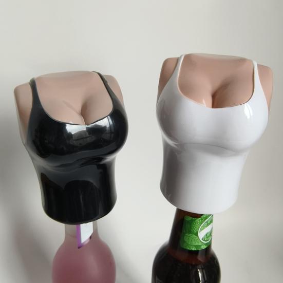 Открывалка для бутылок, автоматическая нажимная, гладкая изогнутая форма, открывалка для пивных бутылок, легкое снятие крышек одним касанием, аксессуар для бара