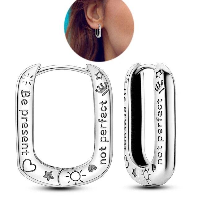 2023 сверкающее серебро 925 пробы, серьги, оригинальные подвески, серьги-кольца для женщин, ювелирные изделия, подарки