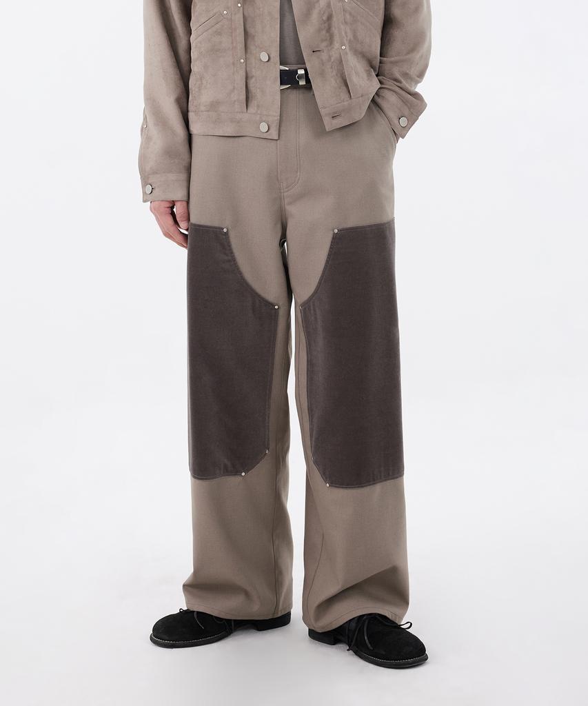 YOUTH Carpenter Pants - Beige Gray