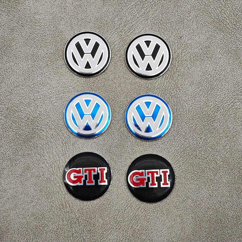 Для VW Volkswagen Jetta MK5 Golf 10 шт. 14 мм Значок автомобиля Наклейки на ключ Значок Аксессуары Для Volkswagen VW Touran Beetle Golf Passa