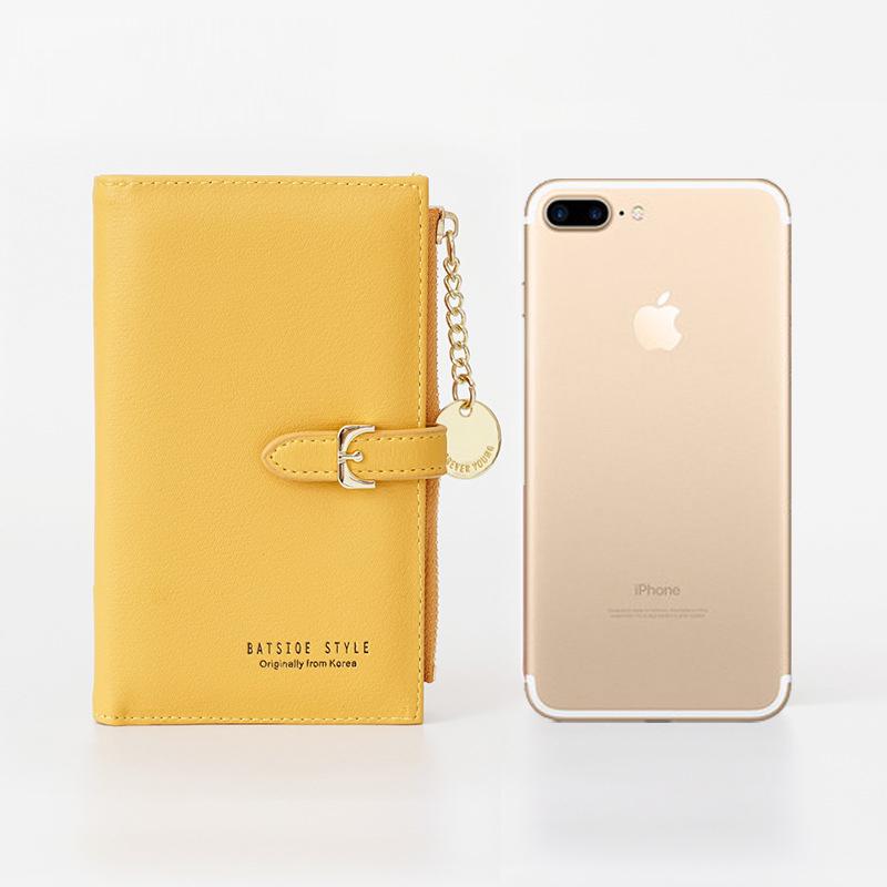 Женский цветной кошелёк с цепочкой