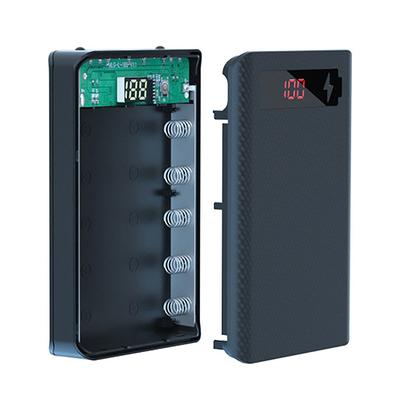 Съемный беспаечный 5*18650 модели аккумуляторов Power Bank DIY Kit Мобильный источник питания Корпус Материал