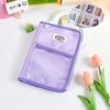 TAKEY Card File, Cute Trading Card Case with Clear Window, Perfect for Korean Idol Cards, Photos, and More, Perfect as a Gift with Accessories (Pink [