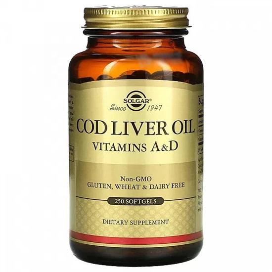 Solgar Cod Liver Oil, Vitamin A & D