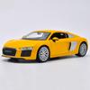 Изысканный 1 :Спортивный автомобиль R8, модель из сплава, 24 шт., Симуляция, Металлическая коллекция и Изысканная подарочная модель, Декор бутика, Бесплатная доставка